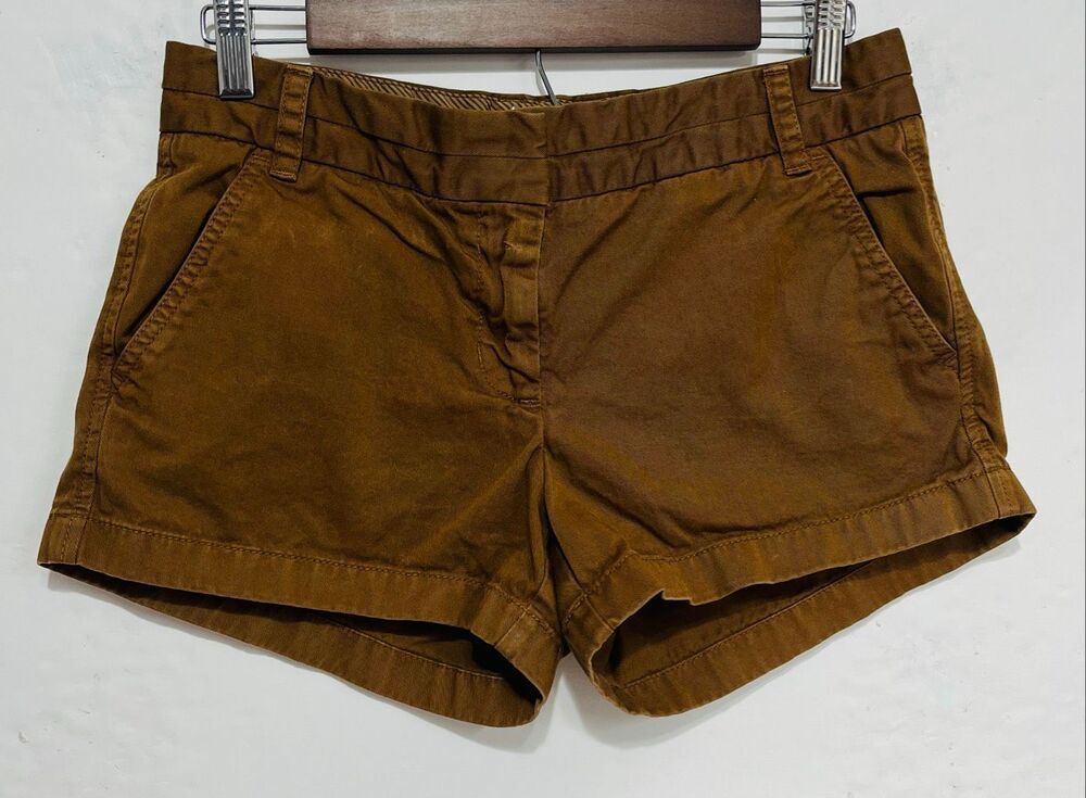 J. Crew Camel Tan Chino Shorts Size 4